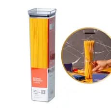 Pote Acrílico Macarrão Alimentos Organizar Cozinha Hermético