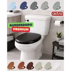 Assento Sanitário Astra Almofadado | Conforto e Estilo | Várias Cores