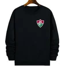 Careca Blusa Sem Capuz Fluminense Moletom Masculino Feminino Promoção