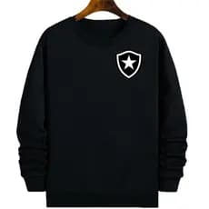 Careca Blusa Sem Capuz Botafogo Moletom Masculino Feminino Promoção