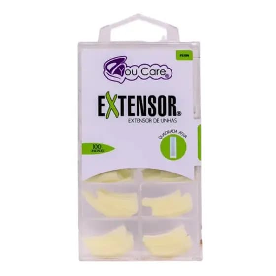 Tips Extensor De Unhas Quadrada Ativa 100 Unidades You Care