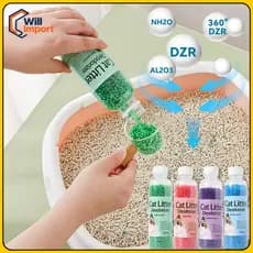 Bolinhas desodorizantes antiodor para areia de gato, eliminador de odores, tira cheiro, para gatos