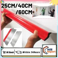Desempenadeira 60/40/25cm Aço Inox Lâmina Flexível Lisa Para Massa Corrida Troca de Lâmina