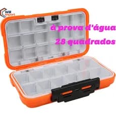 Caixa De Pesca Grande Capacidade 28 Grade Acessórios Artes Gancho Isca À Prova D'água Armazenamento De Alta