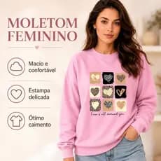 Moletons Femininos Blusa De Frio 100% Algodão Femininas Blusa Inverno Feminina Macio