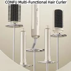 CONFU multifuncional Curling ferro secador de cabelo íon negativo cuidados com o cabelo 4 em 1 estilo secador de cabelo