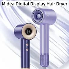 Midea Display Digital secador de cabelo Plasma cuidados com o cabelo crianças pode secador de cabelo de alta potência in