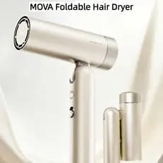 MOVA Secador de cabelo dobrável Secador de cabelo de alta velocidade Flex10 Íon negativo Secador de cabelo de alta potên
