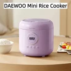 DAEWOO Mini Panela de Arroz 1 a 2 Pessoas Doméstica Pequena Panela de Saúde de Bolso Multifuncional Panela de Arroz Micr