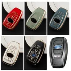Capa De Chave De Carro TPU De 4 Botões Para Subaru BRZ Forester Legacy Outback WRX STI Impreza XV Crosstrek Smart Keyles