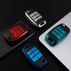 Capa De Couro TPU Dobrável Para Chave , Kia Rio 3 K2 Ceed Cerato K3 Sportage 4 Picanto K5 Optima Sorento Forte Stinger 2