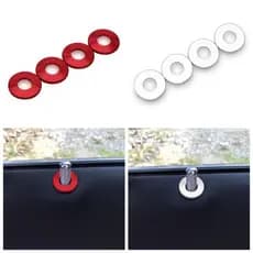 4 Unidades/Conjunto Tampa De Decoração Circular De Parafuso De Elevação De Porta De Carro Para Mercedes Benz Classe C W2