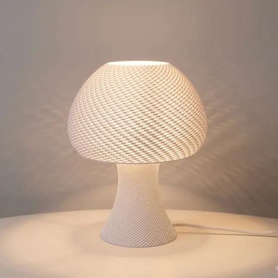 Abajur 🍄 Funghi Luminária Mesa Cabeceira Cogumelo 110V/220V Decorativa Quarto Sala Escritório