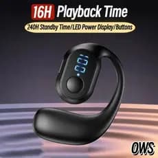 KY2 Pro Sem Fio Bluetooth 5.3 Fone De Ouvido Único Tampões Ultra Longa Vida Útil Da Bateria Negócios Esportes Fones Com