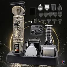 Máquina De Barbear Para Homens 47 Em 1 - Barbeador Elétrico Multifuncional Com Base De Carregamento