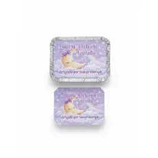 Rótulo personalizado 12x9 marmitinha 220 g/ Qualquer tema/festa infantil e lembrancinhas(não acompanha marmitinha)