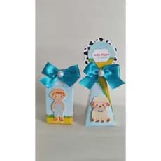 PEGUE E MONTE-Kit Festa Personalizados fazendinha menino Lembrancinhas Caixinhas para festa personalizado aniversário