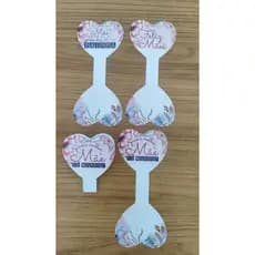 30 Tags xuxinha para cabelo mimo cliente/DIA DAS MÃES homenagem (não acompanha as buchinhas )