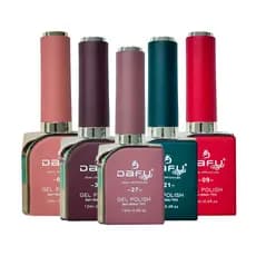 Esmalte em Gel Dafu Royal Lançamento 38 Cores Unhas Manicure Nail Designer Pigmentação Sem TPO HEMA