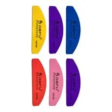 Kit 6 Unidades MINI LIXA BUFFER BOOMERANG 100/180 profissional FECHA POROS COLORIDO