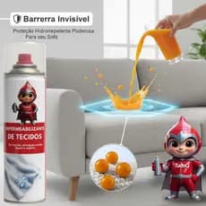 Impermeabilizante de Tecidos TudoQ Pet 300 ml repele xixi e protege seu sofá