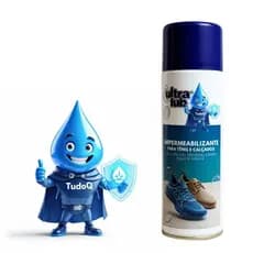 Impermeabilizante de Tênis e Calçados 325ml TudoQ UltraLub Barreira contra líquidos e manchas