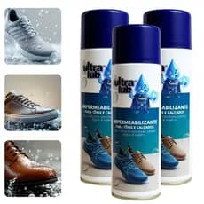 3 Impermeabilizante de Tênis e Calçados 325ml TudoQ UltraLub Tênis Bota Couro Camurça – Repele Água