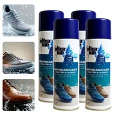 4 Impermeabilizante de Tênis e Calçados 325ml TudoQ UltraLub Tênis Esportivo Couro Lona