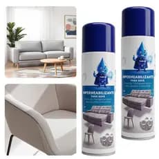 2 Impermeabilizante Para Sofá 325ml Ultra Lub Spray Proteção Anti Água e Manchas