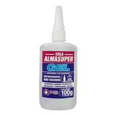 Cola Instantânea em Gel Adesivo Instantâneo 100g Ultra Rápido Almasuper