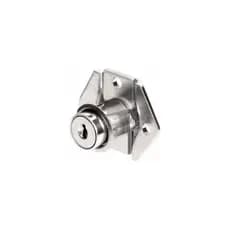 Fechadura Gaveta 22mm Chave Metal Cromado 2311 3F Para Armário Escritório Móveis Madeira