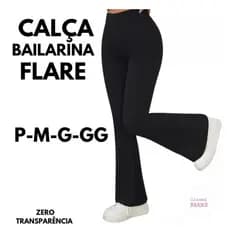 Calça Legging Bailarina Flare Modela bumbum Cintura Alta Promoção plus size