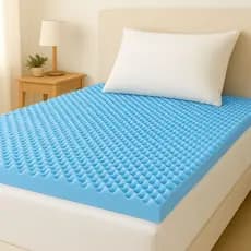 Colchão Pillow Top Colchonete Espuma D28 Casca Caixa de Ovo Anti Escaras Alívio de Pressão
