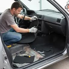 Carpete Automotivo Autolour sem Resina 1m – Cinza, Grafite Escuro ou Preto | Etruria