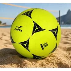 Bola Futevôlei Profissional Finta 5.0 Soft Amarelo Fluoresce Amarelo