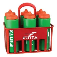 Cesta Porta Garrafa 6 Garrafas Finta Esporte Futebol Treino Verde