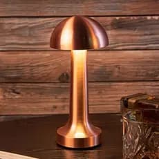 Luminária De Mesa Com Sendor De Toque Abajur Cabeceira Escrivaninha LED 3 em 1 Recarregável Tipo C