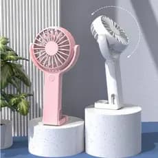 Mini Ventilador Portátil Dobrável Ventilador De Mão Mesa Recarregavel USB 5 Modos De Vento