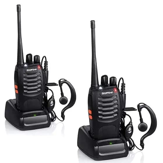 Kit 4 Rádio Comunicador Baofeng BF-777S Profissional | 16 Canais | Longo Alcance | Segurança