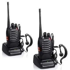 Kit 4 Rádio Comunicador Baofeng BF-777S Profissional | 16 Canais | Longo Alcance | Segurança