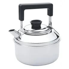 Chaleira 100% Inox 1,5 Litro Para Fogões De Indução Ou Gás
