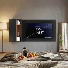 Painel para TV até 50 Polegadas 160cm – Painel Suspenso Moderno para Sala | Várias Cores