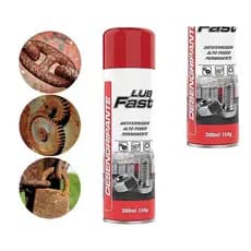 Spray Lub Fast 300ml Antiferrugem Desengripante Óleo Lubrificante Carros Bikes Multiuso