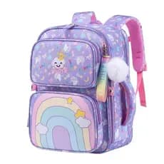 mochila escolar de grande capacidade para meninas da escola primária