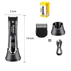 Aparador Pelos Corpo Barbeador Prova D'agua Sem Fio kemei km-1845