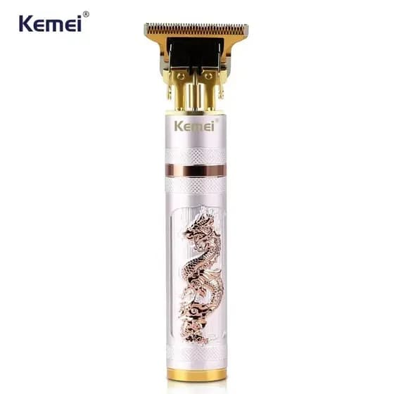 Máquina de Cortar Cabelo e Barba acabamento fazer pezinho profissional Dragão vintage original Kemei KM-762