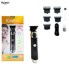 Máquina de cortar cabelo e barba Kemei corte e acabamento profissional hair Clipper km-1573