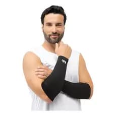 Manguito Curto Proteção Braço Vôlei Basquete Futebol Triathlon Corrida Ciclismo Futsal Original Kanxa Tamanho P | M