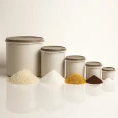 Mantimentos Kit 5 Peças Para Armazenar Alimentos De Cozinha