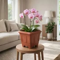 Vaso Plástico Resistente para Jardim 4,5 L Ideal para Cultivo de Flores